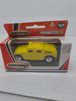 Vintage Matchbox Superfast GMC Humvee MB #69 Rare yellow NEW In Box 93977 2000  - Image 1 of 4