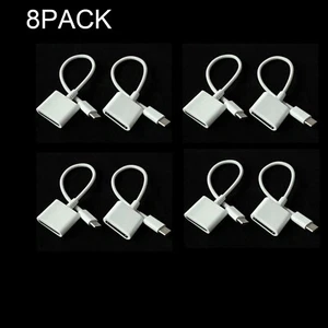 8PACK For Apple 30pin Female to USB 3.1 Type-C USB-C Sync Data Charging Adapter - Picture 1 of 7
