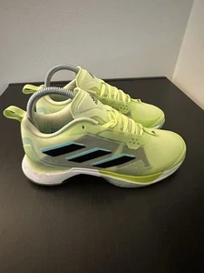 Adidas Avacourt Women’s Tennis Court Trainers Shoes Pulse Lime UK Size 4.5 - Picture 1 of 5