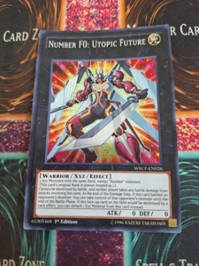Yugioh Number F0: Utopic Future WSUP-EN026 Prismatic Secret Rare 1st Edition NM - Picture 1 of 4