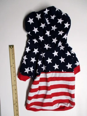 Ropa para perros mascotas mediana-L SUMINISTRO PARA PERROS por Old Navy Camisa con bandera de EE. UU. *ENVÍO GRATUITO Foto 1 de 4