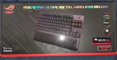 ASUS ROG Strix Scope RX TKL Wireless Deluxe - 80% Gaming Keyboard, Tri-Mode Conn - Image 1 of 2