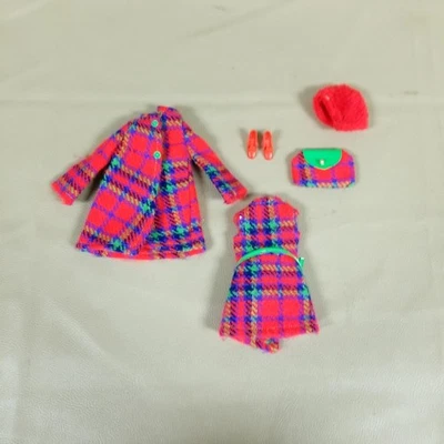1970 VTG Barbie 'Mad About Plaid' #1587 Outfit - Image 1 of 4