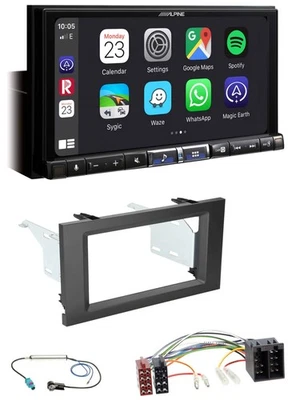 Alpine 2DIN DAB USB MP3 Bluetooth Autoradio Radioeinbauset Doppel-DIN Autoradio - Bild 1 von 4