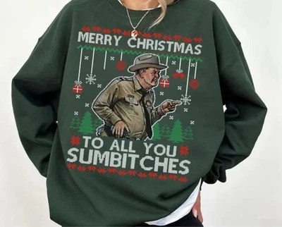 Sudadera Smokey and The Bandit Fea Navidad Divertida Sheriff Buford T. Justice Foto 1 de 4