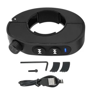 For Motorcycle Bluetooth Remote Control Wireless Media Button Handlebar Mount - Picture 1 of 21