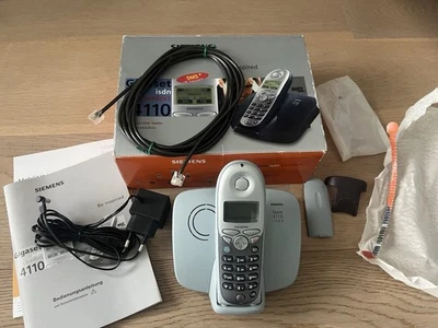 Siemens Gigaset 4110 isdn Comfort, schnurloses ISDN Telefon, glaciergrün - Bild 1 von 4