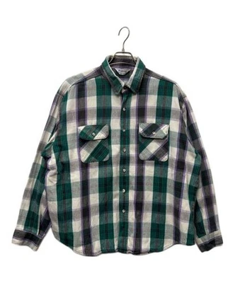 FIVE BROTHER Camisa Manga Larga Blanco x Verde Foto 1 de 4