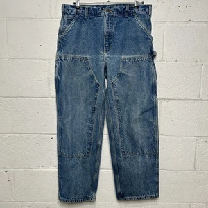 Vintage Carhartt Double Knee Jeans “Darkstone” B73 DST 36x29.50 - Picture 1 of 10