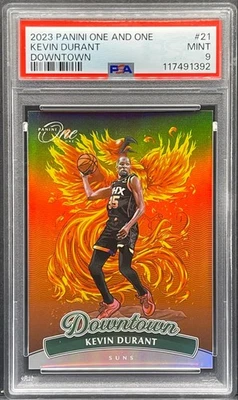 2023-24 Panini One and One Kevin Durant Downtown #21 CASE HIT SSP PSA 9 MINT - Image 1 of 2