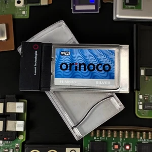 Tarjeta Lucent Orinoco Plateada PC24E-H-FC Wi-Fi PCMCIA De Colección Inalámbrica 802.11b - Imagen 1 de 6