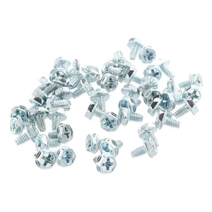 50 PCS Quadrex Head Short Computer Case Motherboard Screws A1Y64350 - Afbeelding 1 van 5
