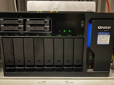 QNAP TVS-h1288X – High-End NAS, maximaler RAM-Ausbau (128 GB) inkl. Zusatzkarten - Bild 1 von 4