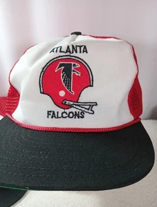 De colección Atlanta Falcons Trucker Cuerda Sombrero Años 80 NFL Snapback Malla Deportes Ilimitado - Imagen 1 de 6
