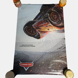 Cars 3 Lightning McQueen 2016 poster film promozionale 27x40 Owen Wilson Disney Pixar - Foto 1 di 8