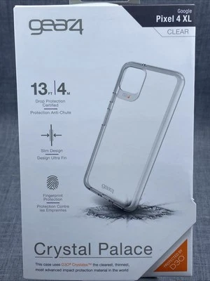 Funda delgada resistente Gear 4 Crystal Palace Series para Google Pixel 4 XL - transparente Foto 1 de 4