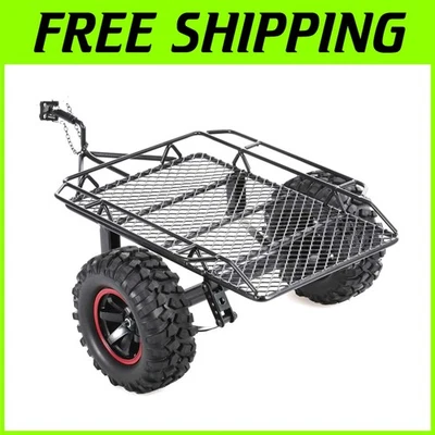 Lightweight 1/10 RC Car Metal Trailer Hopper - Perfect for DIY Enthusiasts - Image 1 of 4