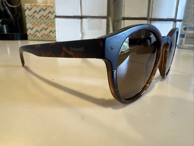 Gafas de sol polarizadas Polaroid Pld6042/S 086Sp Habana/ámbar ovaladas 49-22-145 #O29 Foto 1 de 4
