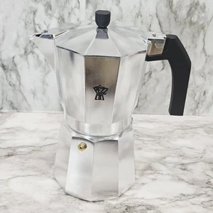 Pezzetti Italia 10 oz. Caffettiera Moka Caffettiera Percolatore Piano Cottura Alluminio 10" - Foto 1 di 16
