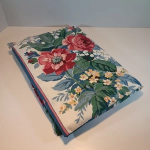 2 2/3 Yards Waverly Carolina Rose Fabric 54" wide Cotton Home Dec Washed - Picture 1 of 7