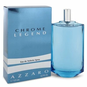 Chrome Legend Men's Cologne By Azzaro 4.2oz/125ML Eau De Toilette Spray - Picture 1 of 7