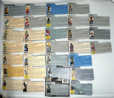 GI JOE ARAH 31 File Cards Lot 1980s/1990s Vintage G.I.
