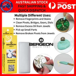 Bergeon 7033 Watchmakers Original Rodico One Touch Cleaner Stick Cleaning Watch - Bild 1 von 1