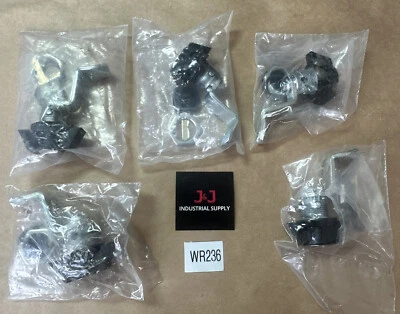 (5) NUEVO SELLADO - EMKA 1000-U345 Bloqueo Negro Poliamida Llave EK333 Manija de Ala Foto 1 de 3