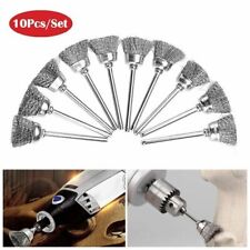 15mm Stainless Steel Wire Brush Wheel Drill Attachments Rust Removal Cleaning
