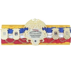 Ring Magazine Boxing Belt - Tyson Fury Replica Hand Crafted Belt - Picture 1 of 5