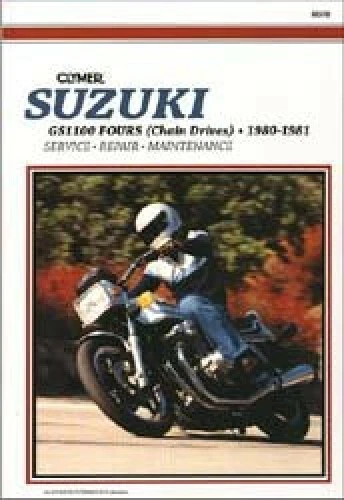 Manual de reparación de transmisión por cadena Clymer Suzuki GS1100 1980-1981: M378 Foto 1 de 1