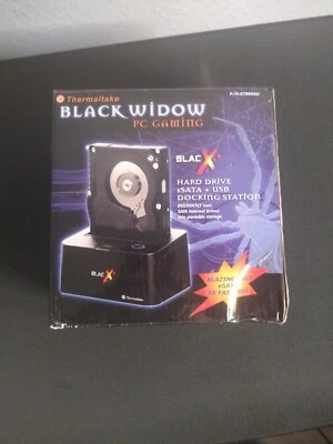 Thermaltake Black Widow PC Gaming BlacX Hard Drive eSATA + USB Docking Station - Image 1 of 4