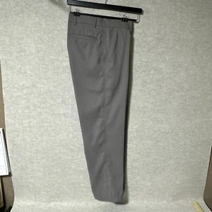 Snake Eyes Golf Pants Men's Dry-18  Size 32/30 Dark Gray Flat Front Polyester - Picture 1 of 21