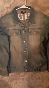 Giacca di jeans vintage flip skateboard Hkd giovane grande - Foto 1 di 7