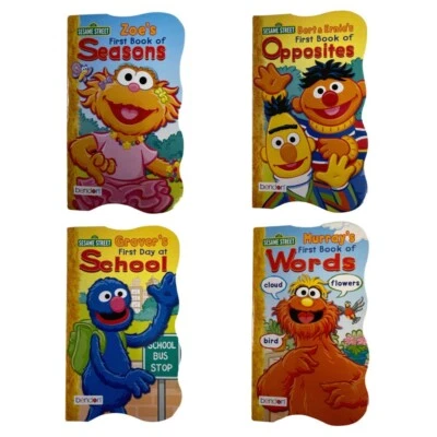 Sesame Street First Board Books, Hardcover Set of 4 - Image 1 of 4