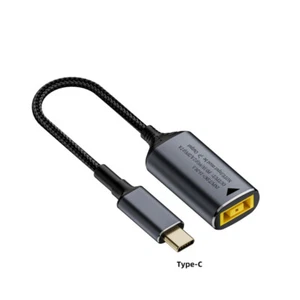 USB C Male To DC 20*47mm Female Charger Power Cable For Lenovo Square Port - Zdjęcie 1 z 5