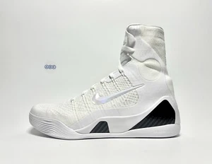 Herren Nike Kobe Bryant 9 IX Elite High Protro Turnschuhe weiß schwarz verschiedene Größen - Bild 1 von 22