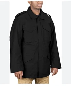 Propper Men’s M65 Military Field Coat With Liner Black Outdoor Tactical XL NWT - Picture 1 of 12