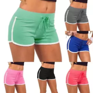 Pants Women Shorts Yoga Beach Gym S~XL Casual Comfort Comfy Elastic Sexy - Picture 1 of 13