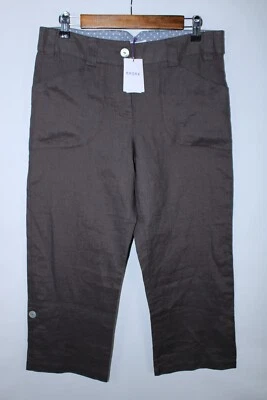 NWT Brora Women's Size 10 Mole 100% Linen Pants - Image 1 of 4