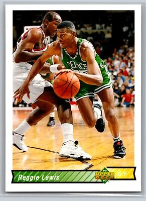 1992 Upper Deck  Basketball #120 Reggie Lewis  Boston Celtics - Image 1 of 2