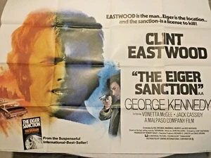 EIGER SANCTION 1975 Clint Eastwood George Kennedy Vonetta McGee 40x 30 POSTER - Bild 1 von 9