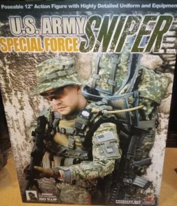 Escala 1/6 HOT TOYS FRANCOTIRADOR FUERZAS ESPECIALES EJÉRCITO EE. UU. SIN USAR, EN CAJA - Imagen 1 de 3