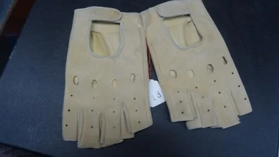 велосипед гонки перчатки, кожаный бежевый, размер 13, новый, новый из старых запасов - Изображение 1 из 4