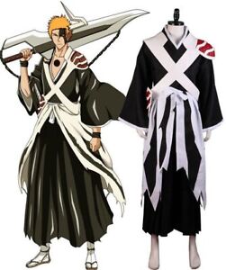 Bleach Thousand Year Blood War Ichigo KurosakiBankai Suit Anime Cosplay Costume