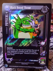 DBZ CCG DRAGON BALL Z GT BLACK ROUND THROW #96 LIMITED ALT FOIL SHADOW DRAGON 04 - Picture 1 of 2