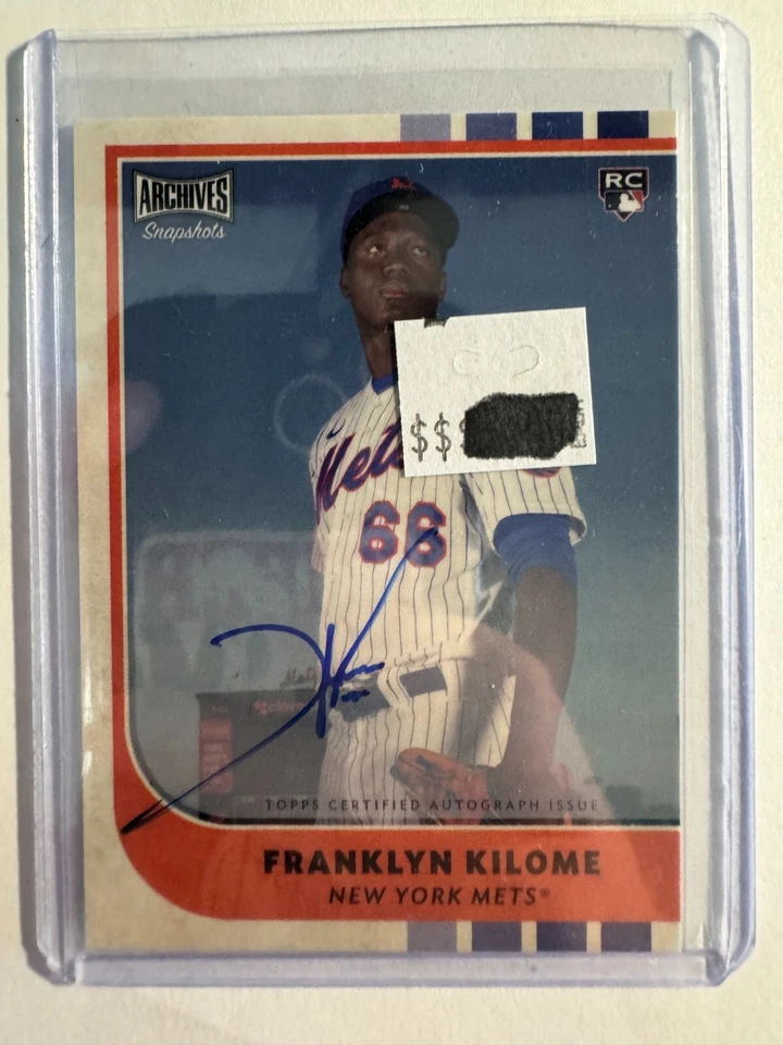 K222,814 - 2021 Topps Archives Snapshots Auto #17 Franklyn Kilome RC - Image 1 of 1