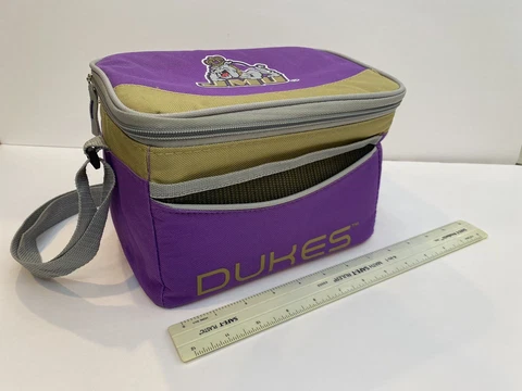 JMU Lunch Bag Cooler James Madison University Lunchbox Bags Tote Drinks Tailgate Cover
