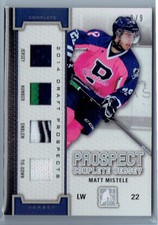 Matt Mistele 2014-15 In The Game Heroes And Prospects Draft Complete Jersey /9