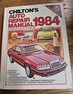 Chilton's Auto Repair Manual 1984 Hard Back Book, Chrysler, Ford, GM + - Picture 1 of 12